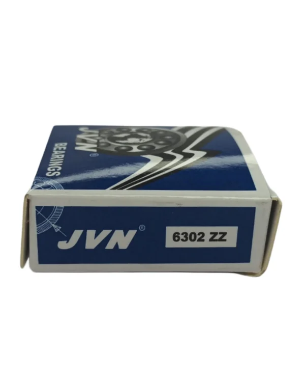 JVN 6302 ZZ Ball Bearing (15x42x13mm) – Shielded Type with Steel Shields | Z2V2+ Grade | Chrome Steel | G10 Balls | High RPM | For Fans, Motors, Grinders, Mixers, Conveyors, Textile Machines, Agricultural Equipment, Bicycles, 2 Wheelers, Skateboards – 1PC