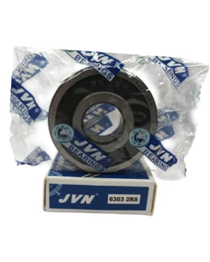 JVN DEEP GROOVE BALL BEARINGS - 6303 2RS WITH BOX - WHITE BACKGROUND