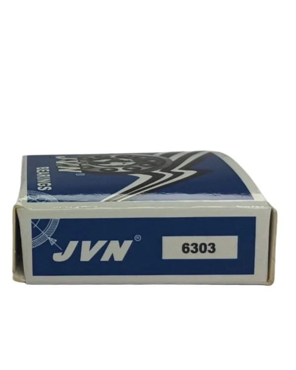JVN 6303 Ball Bearing (17x47x14mm) – Open Type | Z2V2+ Grade | Chrome Steel | G10 Balls | High RPM | For Small Electric Motors, Bicycles, Power Tools, Pumps, Conveyor Systems, Fans, Water Pumps, General Industrial & Automotive Applications – 1PC