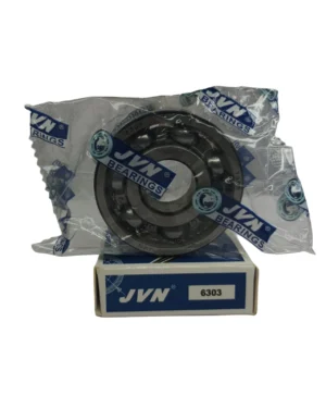 JVN DEEP GROOVE BALL BEARINGS - 6303 WITH BOX - WHITE BACKGROUND