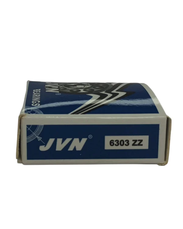 JVN 6303 ZZ Ball Bearing (17x47x14mm) – Shielded Type with Steel Shields | Z2V2+ Grade | Chrome Steel | G10 Balls | High RPM | For Fans, Motors, Grinders, Mixers, Conveyors, Textile Machines, Agricultural Equipment, Bicycles, 2 Wheelers, Skateboards – 1PC