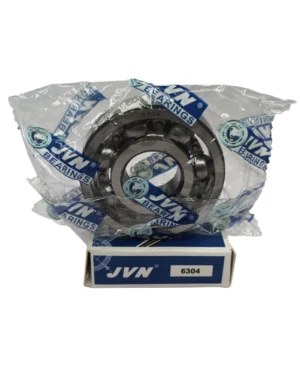 JVN DEEP GROOVE BALL BEARINGS - 6304 WITH BOX - WHITE BACKGROUND
