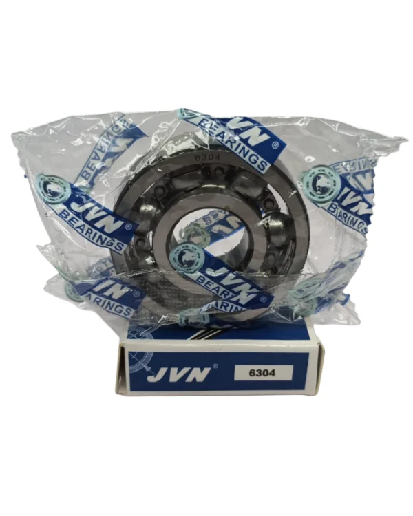 JVN DEEP GROOVE BALL BEARINGS - 6304 WITH BOX - WHITE BACKGROUND