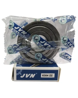 JVN DEEP GROOVE BALL BEARINGS - 6304 ZZ WITH BOX - WHITE BACKGROUND
