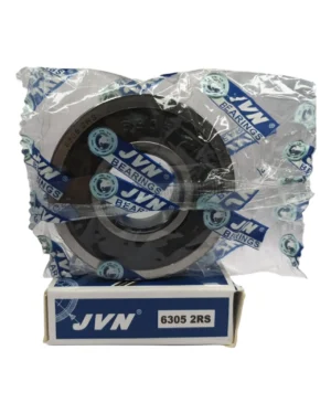 JVN DEEP GROOVE BALL BEARINGS - 6305 2RS WITH BOX - WHITE BACKGROUND