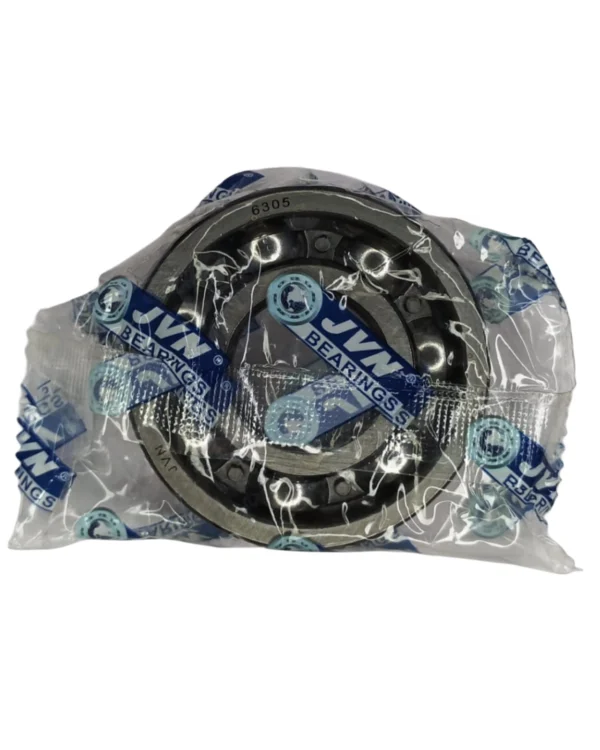 JVN 6305 Ball Bearing (25x62x17mm) – Open Type | Z2V2+ Grade | Chrome Steel | G10 Balls | High RPM | For Electric Motors, Pumps, Power Tools, Conveyor Systems, Fans, Textile Machinery, Motorcycle Wheels, General Industrial & Automotive Applications – 1PC