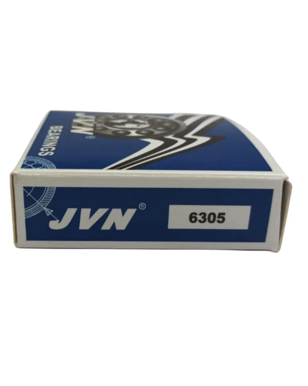 JVN 6305 Ball Bearing (25x62x17mm) – Open Type | Z2V2+ Grade | Chrome Steel | G10 Balls | High RPM | For Electric Motors, Pumps, Power Tools, Conveyor Systems, Fans, Textile Machinery, Motorcycle Wheels, General Industrial & Automotive Applications – 1PC