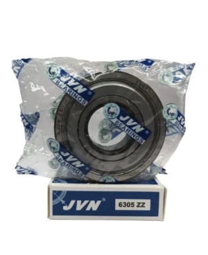 JVN DEEP GROOVE BALL BEARINGS - 6305 ZZ WITH BOX - WHITE BACKGROUND