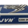 JVN 6306 2RS Ball Bearing (30x72x19mm) – Sealed Type with Rubber Seals | Z2V2+ Grade | Chrome Steel | G10 Balls | High RPM | For Fans, Motors, Grinders, Mixers, Conveyors, Textile Machines, Agricultural Equipment, Bicycles, 2 Wheelers, Pumps – 1PC