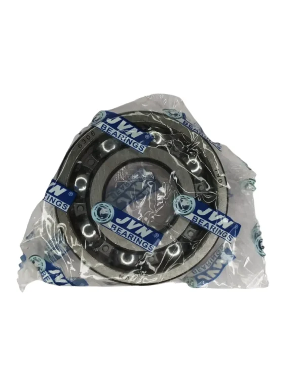 JVN 6306 Ball Bearing (30x72x19mm) – Open Type | Z2V2+ Grade | Chrome Steel | G10 Balls | High RPM | For Electric Motors, Pumps, Power Tools, Conveyor Systems, Fans, Textile Machinery, Water Pumps, General Industrial & Automotive Applications – 1PC