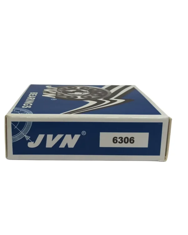 JVN 6306 Ball Bearing (30x72x19mm) – Open Type | Z2V2+ Grade | Chrome Steel | G10 Balls | High RPM | For Electric Motors, Pumps, Power Tools, Conveyor Systems, Fans, Textile Machinery, Water Pumps, General Industrial & Automotive Applications – 1PC