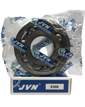 JVN DEEP GROOVE BALL BEARINGS - 6306 WITH BOX - WHITE BACKGROUND