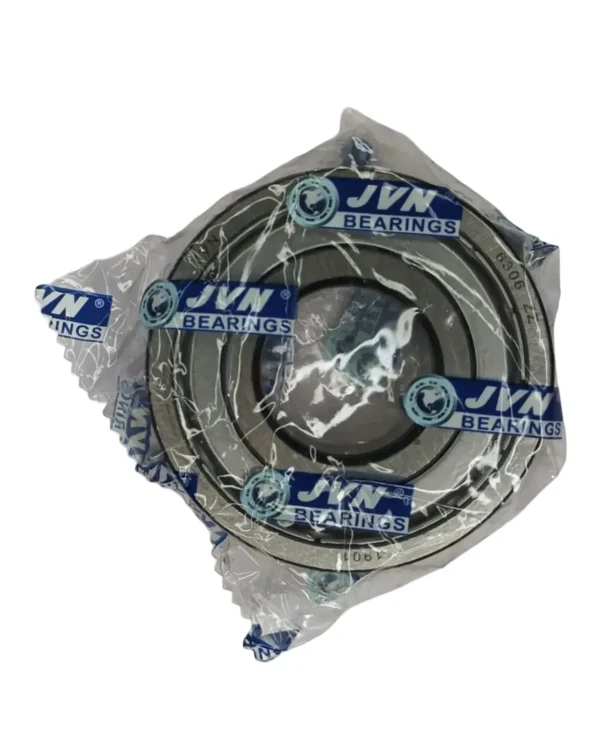 JVN 6306 ZZ Ball Bearing (30x72x19mm) – Shielded Type with Steel Shields | Z2V2+ Grade | Chrome Steel | G10 Balls | High RPM | For Fans, Motors, Grinders, Mixers, Conveyors, Textile Machines, Agricultural Equipment, Bicycles, 2 Wheelers, Pumps – 1PC
