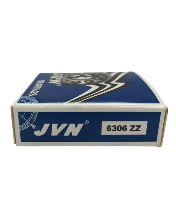 JVN 6306 ZZ Ball Bearing (30x72x19mm) – Shielded Type with Steel Shields | Z2V2+ Grade | Chrome Steel | G10 Balls | High RPM | For Fans, Motors, Grinders, Mixers, Conveyors, Textile Machines, Agricultural Equipment, Bicycles, 2 Wheelers, Pumps – 1PC