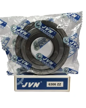 JVN DEEP GROOVE BALL BEARINGS - 6306 ZZ WITH BOX - WHITE BACKGROUND