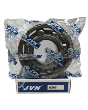 JVN DEEP GROOVE BALL BEARINGS - 6307 WITH BOX - WHITE BACKGROUND