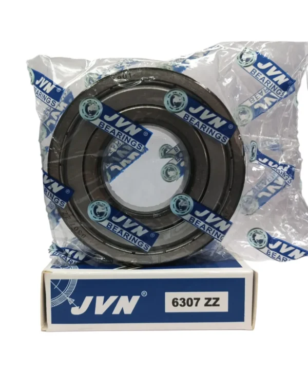 JVN DEEP GROOVE BALL BEARINGS - 6307 ZZ WITH BOX - WHITE BACKGROUND