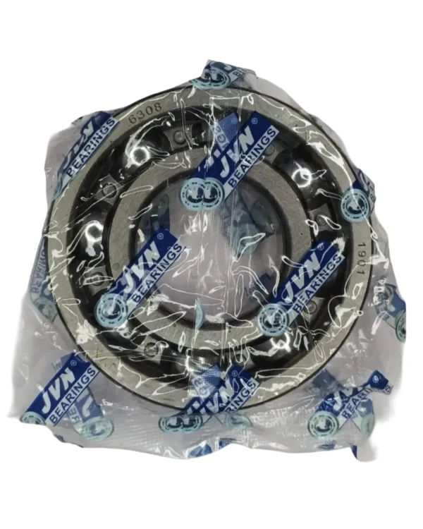 JVN 6308 Ball Bearing (40x90x23mm) – Open Type | Z2V2+ Grade | Chrome Steel | G10 Balls | High RPM | For Electric Motors, Pumps, Conveyor Systems, Fans, Textile Machinery, Water Pumps, Gearboxes, General Industrial & Automotive Applications – 1PC