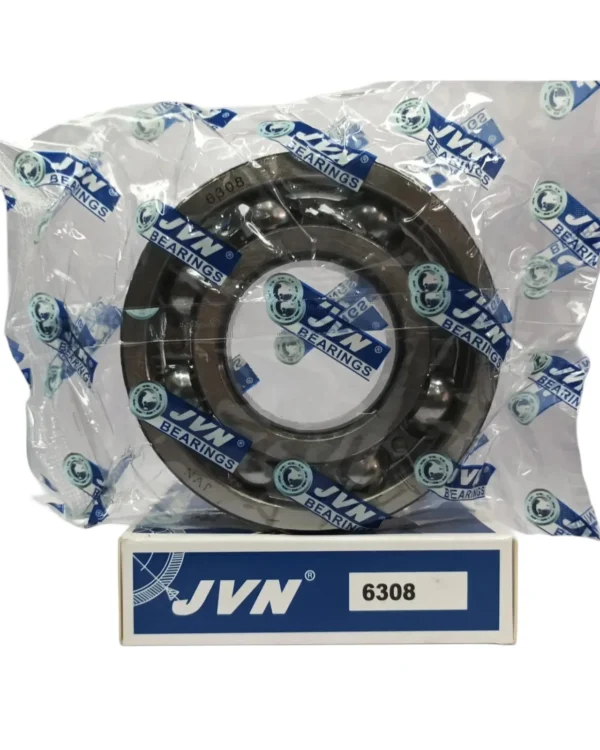 JVN DEEP GROOVE BALL BEARINGS - 6308 WITH BOX - WHITE BACKGROUND