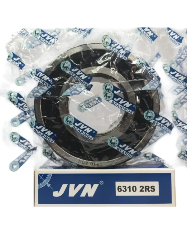 JVN DEEP GROOVE BALL BEARINGS - 6310 2RS WITH BOX - WHITE BACKGROUND