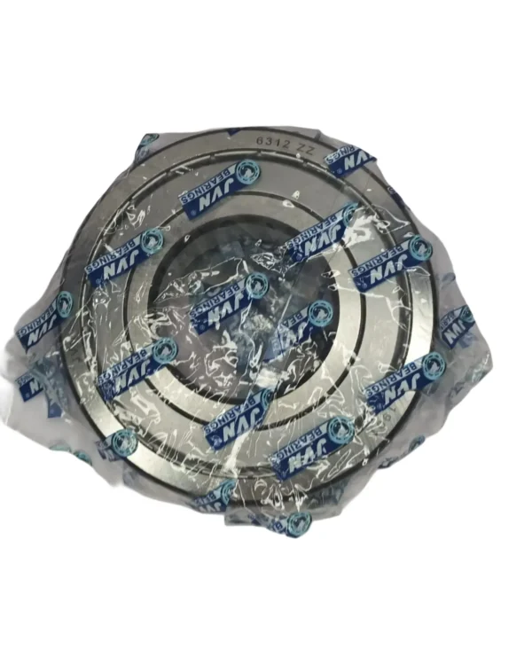 JVN 6312 ZZ Ball Bearing (60x130x31mm) – Shielded Type with Steel Shields | Z2V2+ Grade | Chrome Steel | G10 Balls | High RPM | For Fans, Motors, Grinders, Mixers, Conveyors, Textile Machines, Agricultural Equipment, Bicycles, 2 Wheelers, Pumps – 1PC