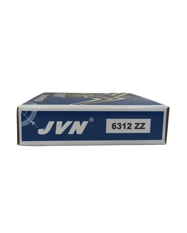 JVN 6312 ZZ Ball Bearing (60x130x31mm) – Shielded Type with Steel Shields | Z2V2+ Grade | Chrome Steel | G10 Balls | High RPM | For Fans, Motors, Grinders, Mixers, Conveyors, Textile Machines, Agricultural Equipment, Bicycles, 2 Wheelers, Pumps – 1PC