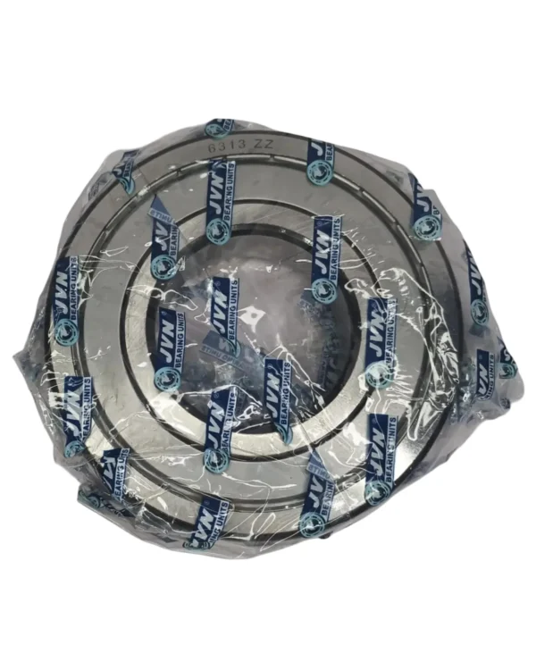 JVN 6313 ZZ Ball Bearing (65x140x33mm) – Shielded Type with Steel Shields | Z2V2+ Grade | Chrome Steel | G10 Balls | High RPM | For Fans, Motors, Grinders, Mixers, Conveyors, Textile Machines, Agricultural Equipment, Bicycles, 2 Wheelers, Pumps – 1PC