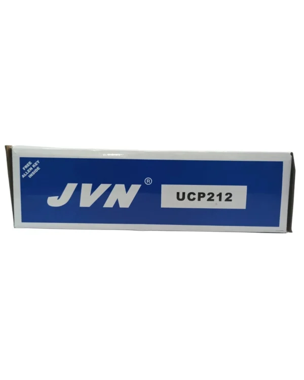 JVN UCP 212 Pillow Block Bearing (Shaft Dia 60mm) – Sealed Type with Rubber Seals | Z2V2+ Grade | HT200+ Grade Steel | G10 Balls | High RPM | For Conveyor Systems, Agricultural Machinery, Pumps, Gearboxes, Electric Motors, Industrial Fans, Grinders, Textile Machines, Material Handling Equipment, Compressors – 1PC