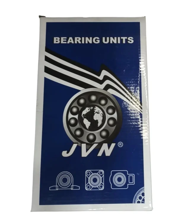 JVN UCP 213-40 Pillow Block Bearing (Shaft Dia 2-1/2 inch, 63.5mm) – Sealed Type with Rubber Seals | Z2V2+ Grade | HT200+ Grade Steel | G10 Balls | High RPM | For Conveyor Systems, Agricultural Machinery, Pumps, Gearboxes, Electric Motors, Industrial Fans, Grinders, Textile Machines, Material Handling Equipment, Compressors – 1PC