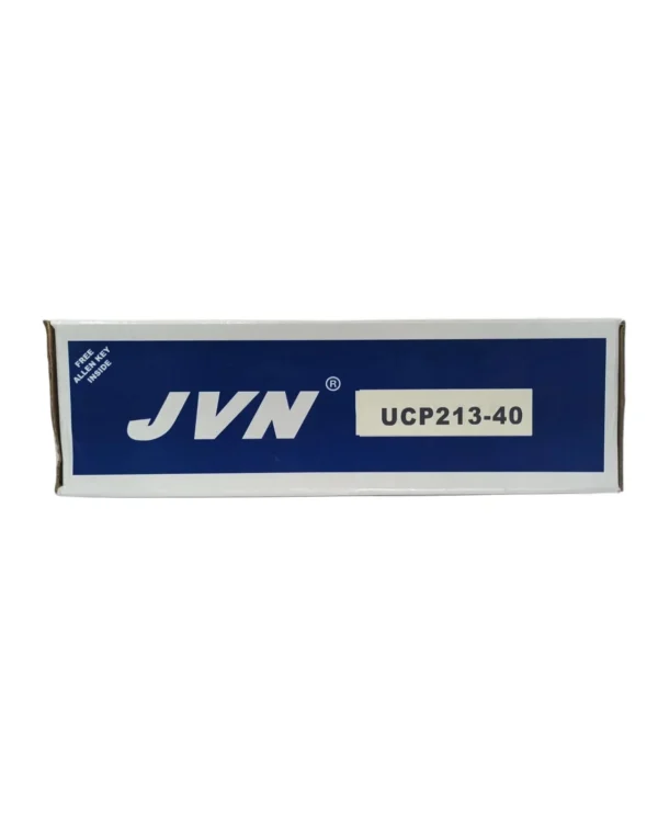 JVN UCP 213-40 Pillow Block Bearing (Shaft Dia 2-1/2 inch, 63.5mm) – Sealed Type with Rubber Seals | Z2V2+ Grade | HT200+ Grade Steel | G10 Balls | High RPM | For Conveyor Systems, Agricultural Machinery, Pumps, Gearboxes, Electric Motors, Industrial Fans, Grinders, Textile Machines, Material Handling Equipment, Compressors – 1PC
