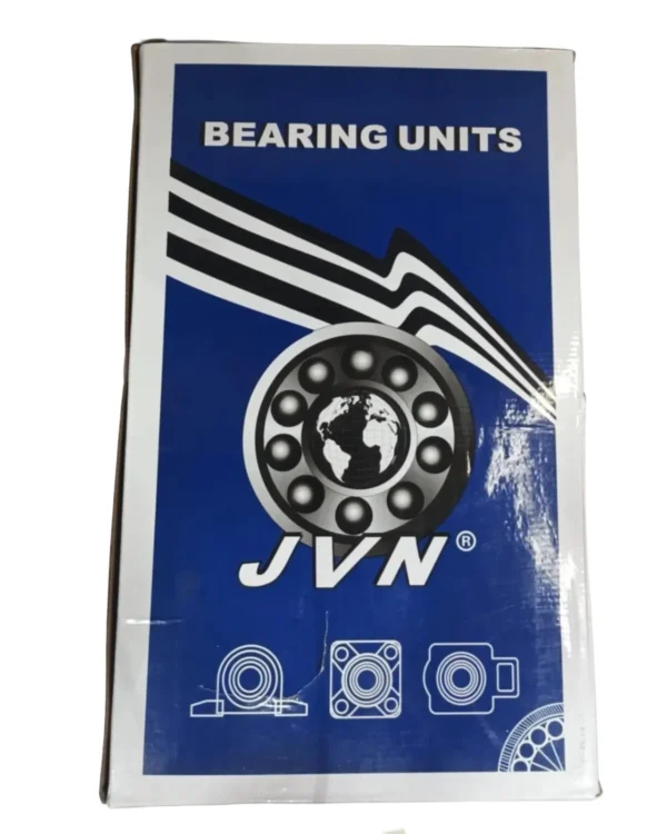 JVN UCP 217 Pillow Block Bearing (Shaft Dia 85mm) – Sealed Type with Rubber Seals | Z2V2+ Grade | HT200+ Grade Steel | G10 Balls | High RPM | For Conveyor Systems, Agricultural Machinery, Pumps, Gearboxes, Electric Motors, Industrial Fans, Grinders, Textile Machines, Material Handling Equipment, Compressors – 1PC
