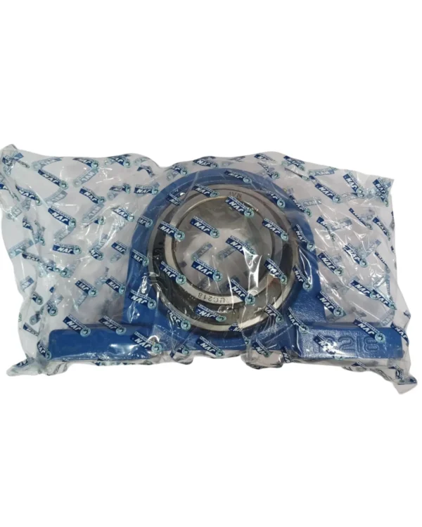 JVN UCP 218 Pillow Block Bearing (Shaft Dia 90mm) – Sealed Type with Rubber Seals | Z2V2+ Grade | HT200+ Grade Steel | G10 Balls | High RPM | For Conveyor Systems, Agricultural Machinery, Pumps, Gearboxes, Electric Motors, Industrial Fans, Grinders, Textile Machines, Material Handling Equipment, Compressors – 1PC