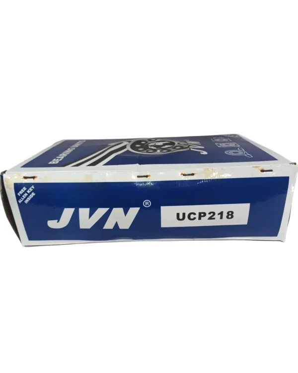 JVN UCP 218 Pillow Block Bearing (Shaft Dia 90mm) – Sealed Type with Rubber Seals | Z2V2+ Grade | HT200+ Grade Steel | G10 Balls | High RPM | For Conveyor Systems, Agricultural Machinery, Pumps, Gearboxes, Electric Motors, Industrial Fans, Grinders, Textile Machines, Material Handling Equipment, Compressors – 1PC