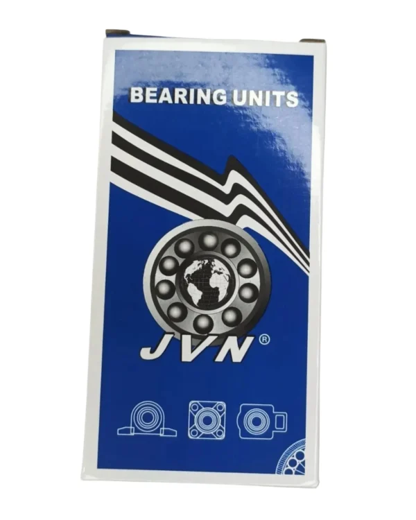 JVN UCP 204 Pillow Block Bearing (Shaft Dia 20mm) – Sealed Type with Rubber Seals | Z2V2+ Grade | HT200+ Grade Steel | G10 Balls | High RPM | For Conveyor Systems, Agricultural Machinery, Pumps, Gearboxes, Electric Motors, Fans, Grinders, Textile Machines, Construction Equipment, Aggregate Equipment – 1PC