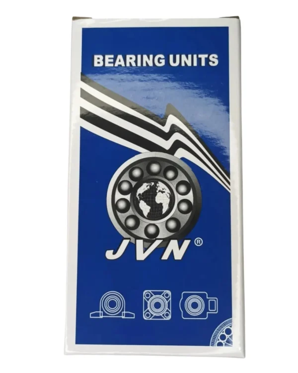 JVN UCP 206 Pillow Block Bearing (Shaft Dia 30mm) – Sealed Type with Rubber Seals | Z2V2+ Grade | HT200+ Grade Steel | G10 Balls | High RPM | For Conveyor Systems, Agricultural Machinery, Pumps, Gearboxes, Electric Motors, Industrial Fans, Grinders, Textile Machines, Material Handling Equipment, Compressors – 1PC