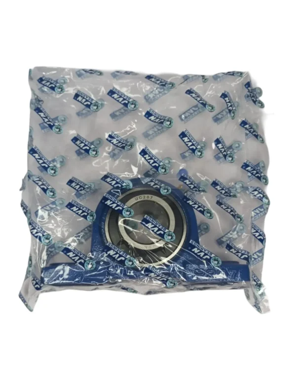 JVN UCP 207 Pillow Block Bearing (Shaft Dia 35mm) – Sealed Type with Rubber Seals | Z2V2+ Grade | HT200+ Grade Steel | G10 Balls | High RPM | For Conveyor Systems, Agricultural Machinery, Pumps, Gearboxes, Electric Motors, Industrial Fans, Grinders, Textile Machines, Material Handling Equipment, Compressors – 1PC