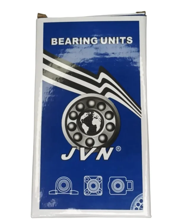 JVN UCP 207-20 Pillow Block Bearing (Shaft Dia 1-1/4 inch, 31.75mm) – Sealed Type with Rubber Seals | Z2V2+ Grade | HT200+ Grade Steel | G10 Balls | High RPM | For Conveyor Systems, Agricultural Machinery, Pumps, Gearboxes, Electric Motors, Industrial Fans, Grinders, Textile Machines, Material Handling Equipment, Compressors – 1PC
