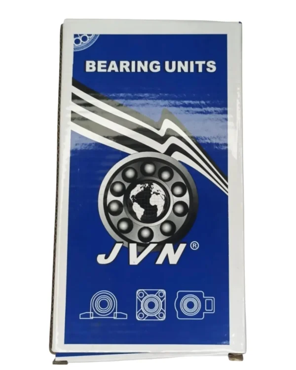 JVN UCP 208-24 Pillow Block Bearing (Shaft Dia 1-1/2 inch, 38.1mm) – Sealed Type with Rubber Seals | Z2V2+ Grade | HT200+ Grade Steel | G10 Balls | High RPM | For Conveyor Systems, Agricultural Machinery, Pumps, Gearboxes, Electric Motors, Industrial Fans, Grinders, Textile Machines, Material Handling Equipment, Compressors – 1PC