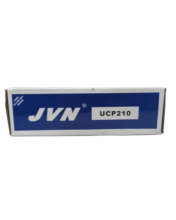 JVN UCP 210 Pillow Block Bearing (Shaft Dia 50mm) – Sealed Type with Rubber Seals | Z2V2+ Grade | HT200+ Grade Steel | G10 Balls | High RPM | For Conveyor Systems, Agricultural Machinery, Pumps, Gearboxes, Electric Motors, Industrial Fans, Grinders, Textile Machines, Material Handling Equipment, Compressors – 1PC