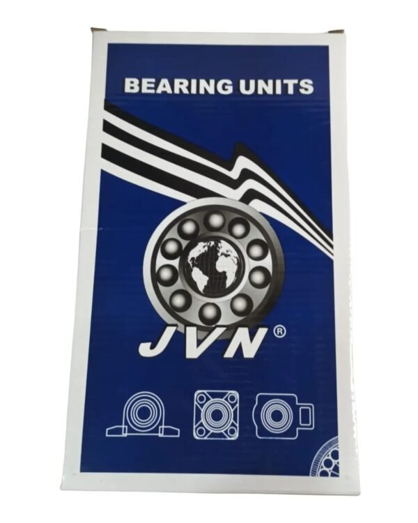 JVN UCP 215 Pillow Block Bearing (Shaft Dia 75mm) – Sealed Type with Rubber Seals | Z2V2+ Grade | HT200+ Grade Steel | G10 Balls | High RPM | For Conveyor Systems, Agricultural Machinery, Pumps, Gearboxes, Electric Motors, Industrial Fans, Grinders, Textile Machines, Material Handling Equipment, Compressors – 1PC