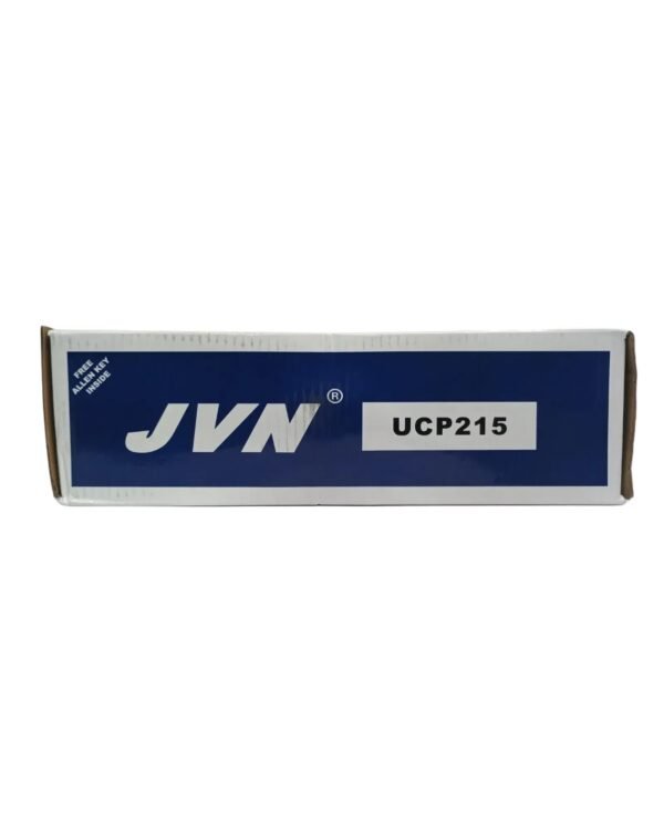 JVN UCP 215 Pillow Block Bearing (Shaft Dia 75mm) – Sealed Type with Rubber Seals | Z2V2+ Grade | HT200+ Grade Steel | G10 Balls | High RPM | For Conveyor Systems, Agricultural Machinery, Pumps, Gearboxes, Electric Motors, Industrial Fans, Grinders, Textile Machines, Material Handling Equipment, Compressors – 1PC
